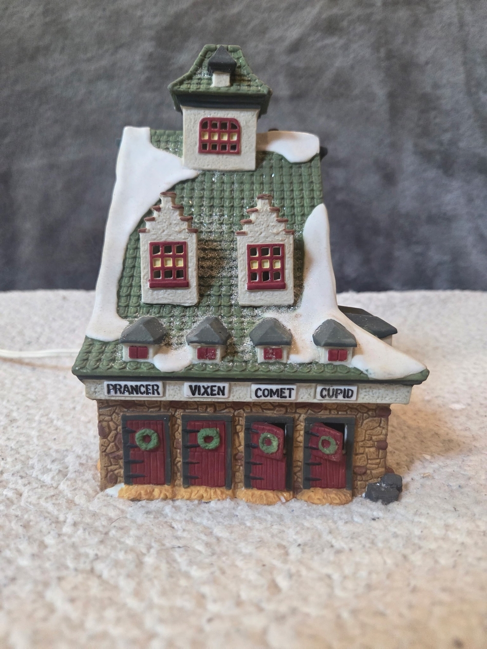 Department 56 Heritage Village Collection: North Pole Series "Reindeer Barn"